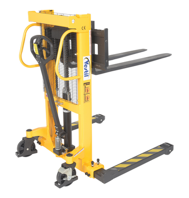 Stacker Manual Pump 3 - 35 In. 2,000 Lb. Capacity Black / Yellow